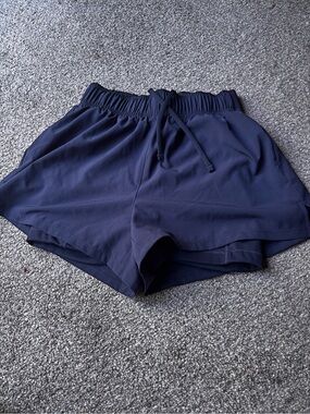 H&M Navy Athletic Drawstring Shorts